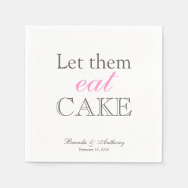 Låt dem äta Napkins Pappersservett