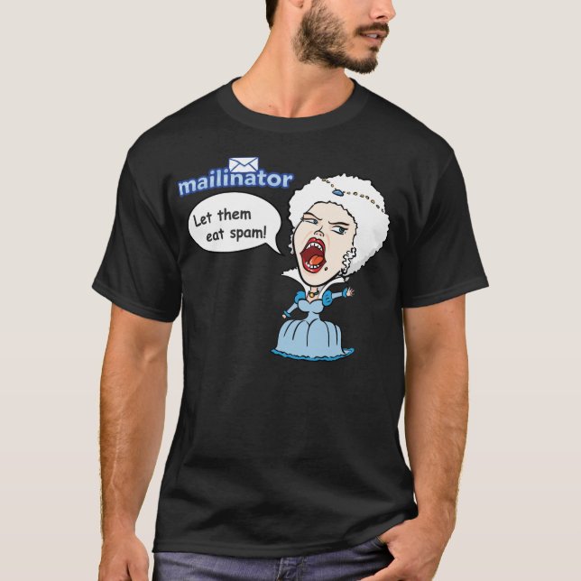 Låt dem äta spam! II T-shirt (Framsida)