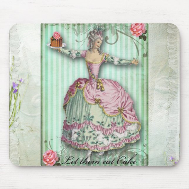 Låt dem äta tårta… mousepad musmatta (Framsidan)