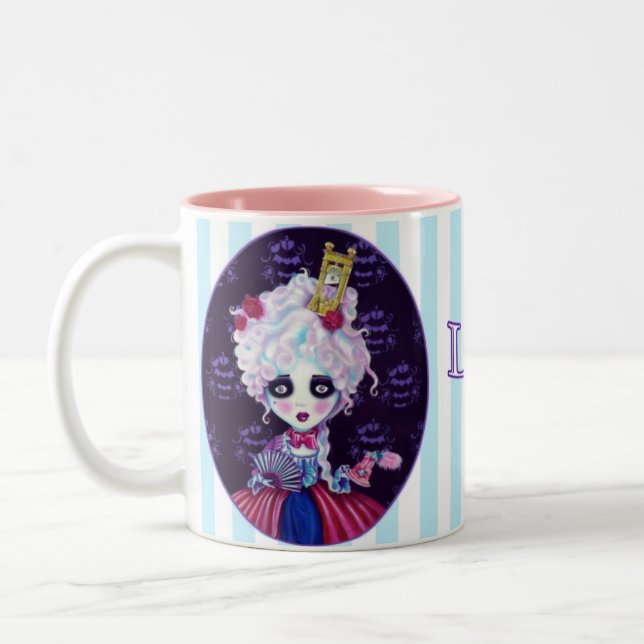 Låt dem äta tårtan Två-Tonad mugg (Vänster)