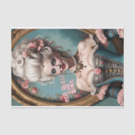 Låt dem äta upp Cake Marie Antoinette Decoupage Pa