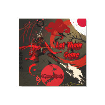 Låt dem Kom, japanska Samurai Warrior