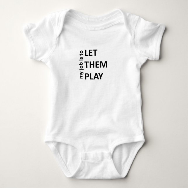 Låt dem leka t-shirt (Framsida)