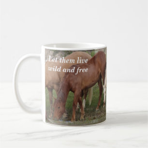 Låt dem leva Vild och frigöra WHE Kaffemugg