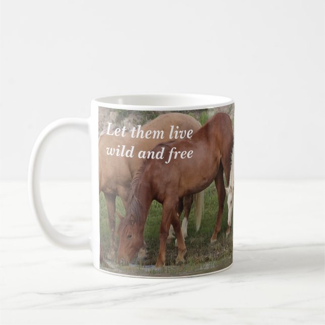 Låt dem leva Vild och frigöra WHE Kaffemugg (Vänster)