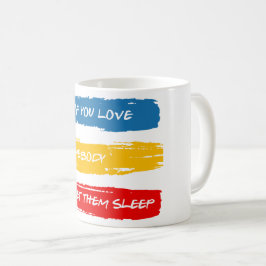 Låt dem sova kaffemugg