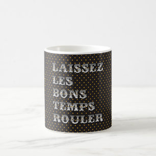 Låt den bra tidrullen Mardi Gras Kaffemugg
