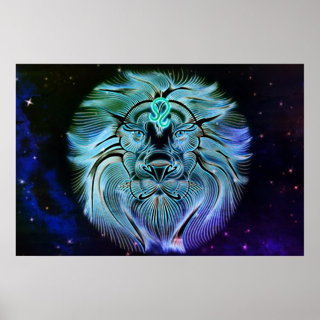 Låt den lejona zodiaken poster (Framsidan)