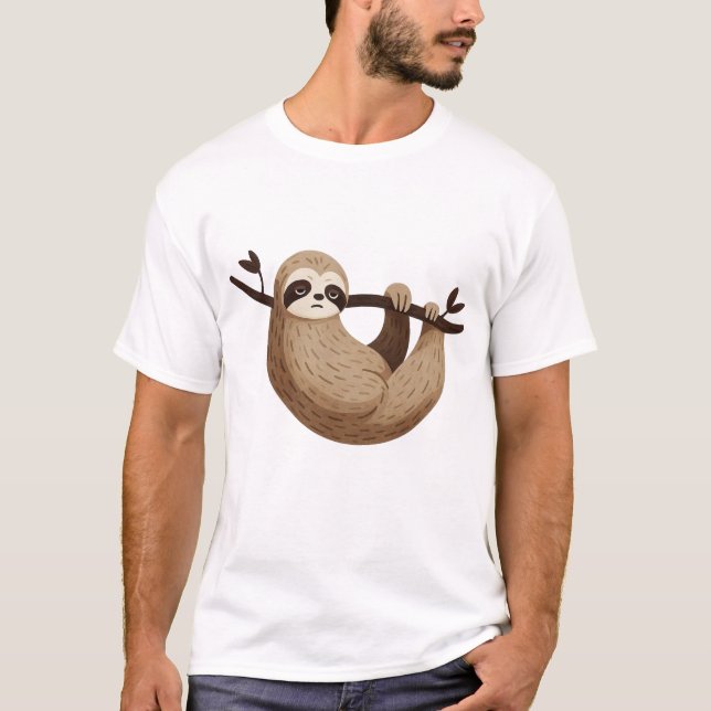 Lat Design för Lata Sengor T Shirt (Framsida)