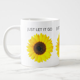Låt Det Bara Gå Solros Jumbo Mugg