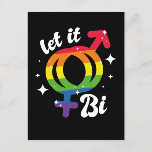 Låt det Bi-Pridet Vykort
