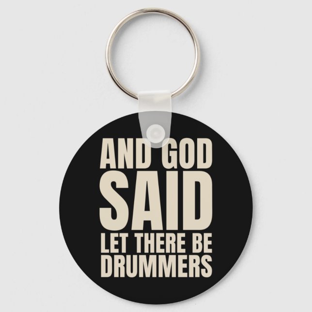 Låt det bli drummer nyckelring (Framsida)