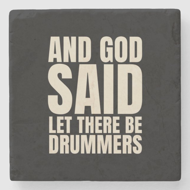 Låt det bli drummer stenunderlägg (Framsidan)