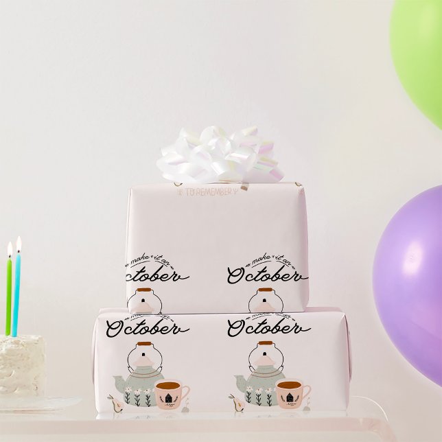 Låt det bli en oktober att komma ihåg presentpapper (Skapare uppladdad)