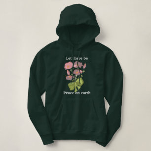 Låt det bli fred på jorden - Blommigt T Shirt