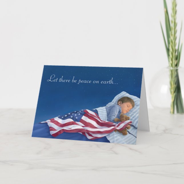 Låt det bli fred på jorden... kort (Framsida)