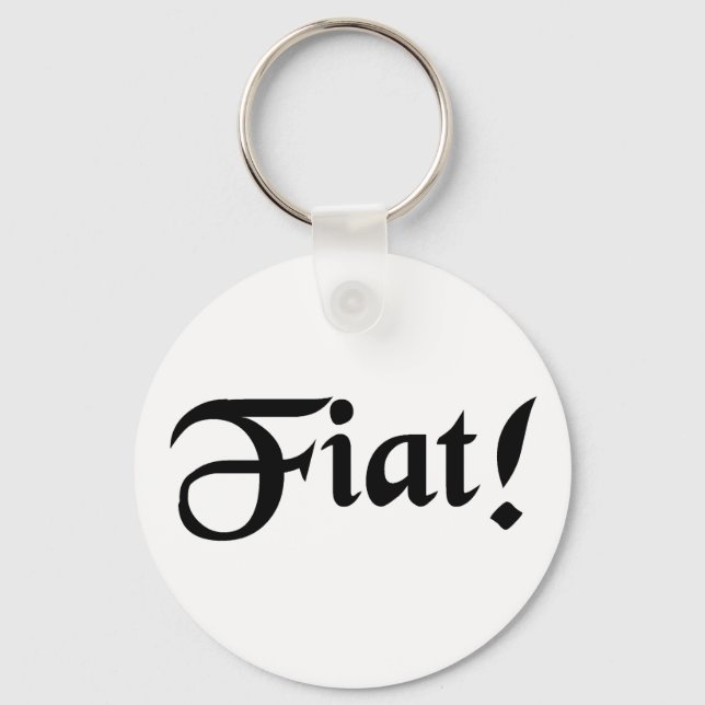 Låt det bli gjort! nyckelring (Framsida)