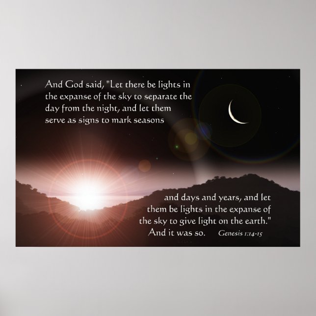 Låt det bli Ljus Poster (Framsidan)