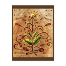 "Låt det bli Tea-vykort"