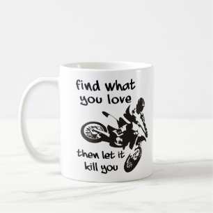 Låt Det Döda Dig Dirt Bike Motocross Mugg