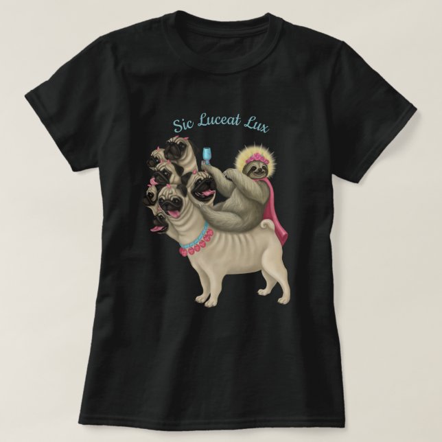 Låt det finnas Light - Sloth of Babel T Shirt (Design framsida)