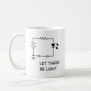 Låt det finnas ljus kaffemugg