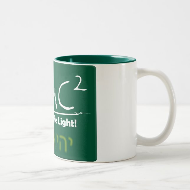 Låt det finnas ljus Två-Tonad mugg (Höger)
