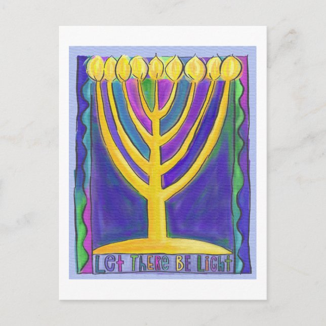 Låt det finnas ljus vykort (Framsida)