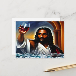 Låt det finnas Vin Christian Art-vykort Vykort