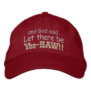 Låt det finnas Yee HAW Embroied Cap Broderad Keps