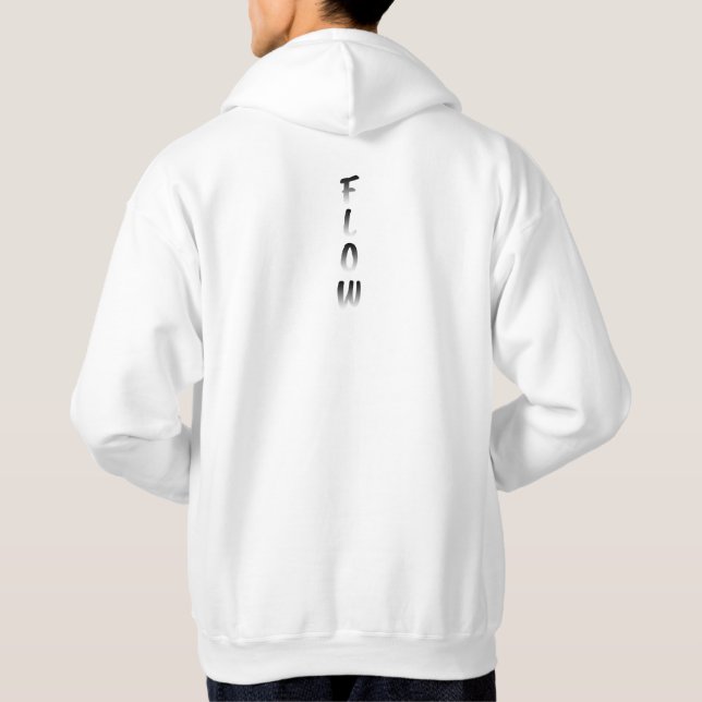 Låt det flöda fritt fram - minimal Motiveringell B Hoodie (Baksida)