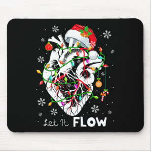 Låt det flöda Julafton Anatomy Santa Heart Part Ca Musmatta