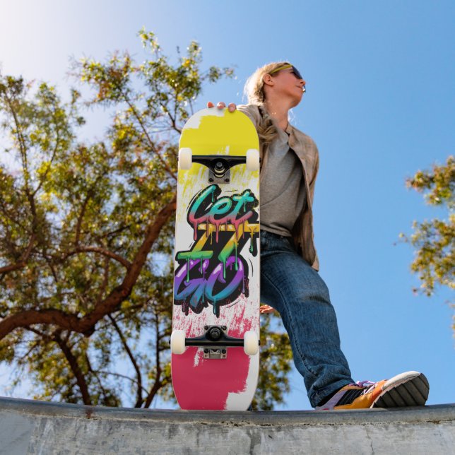 Låt det gå mini skateboard bräda 18,5 cm (Utomhus 1)