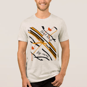 "Låt det inte glida undan" Orangen Svart design T Shirt