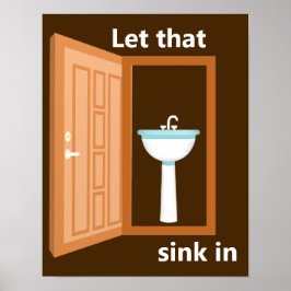 Låt det sjunka in poster