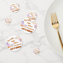 Låt det skina Christian Halloween Bord Confetti