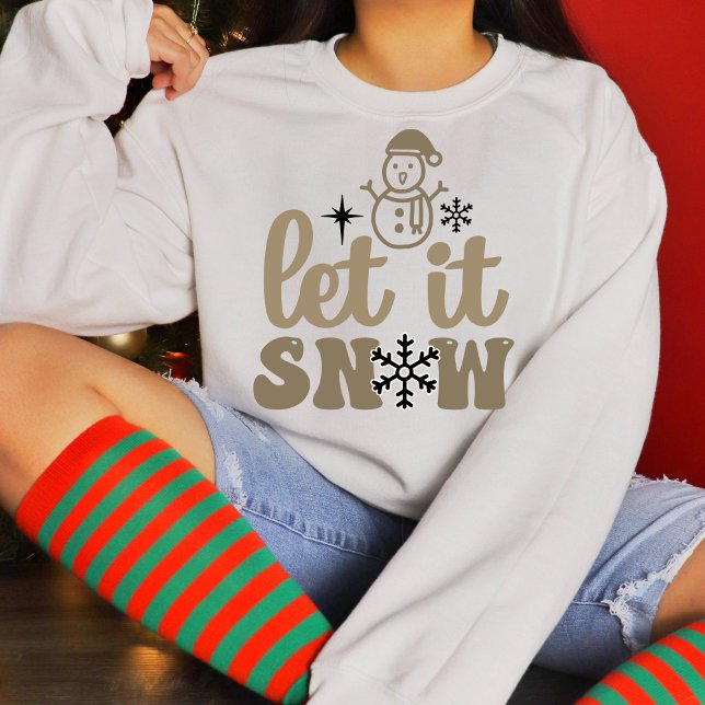 Låt det snö aska t shirt (Skapare uppladdad)