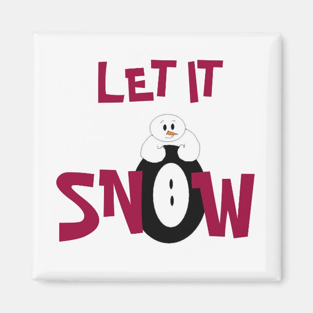 Låt det snö... magnet (Framsidan)