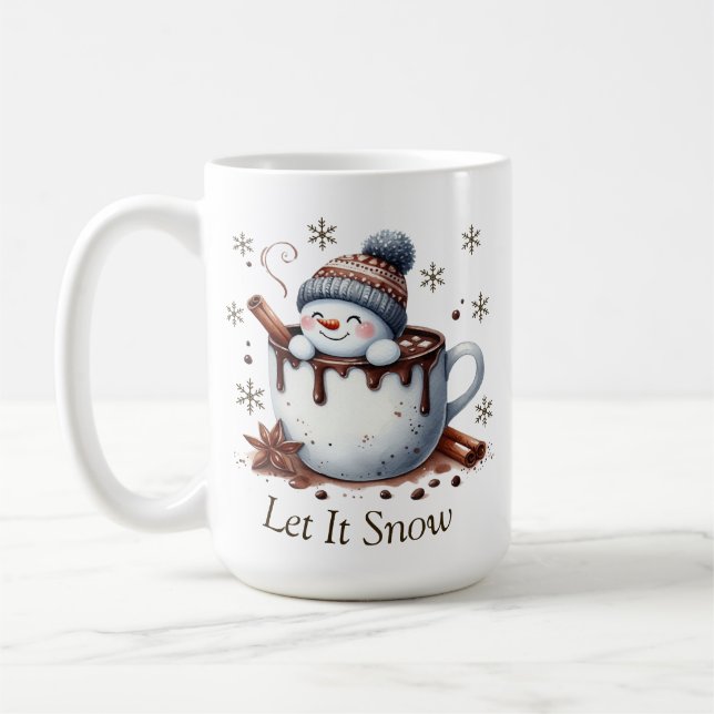 Låt Det Snö Mug Kaffemugg (Vänster)