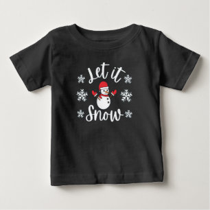 Låt det snö Vinter jul T Shirt