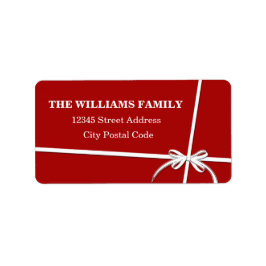 Låt det snöa adressetikett