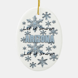 Låt det snöa Arizona jul Ornament