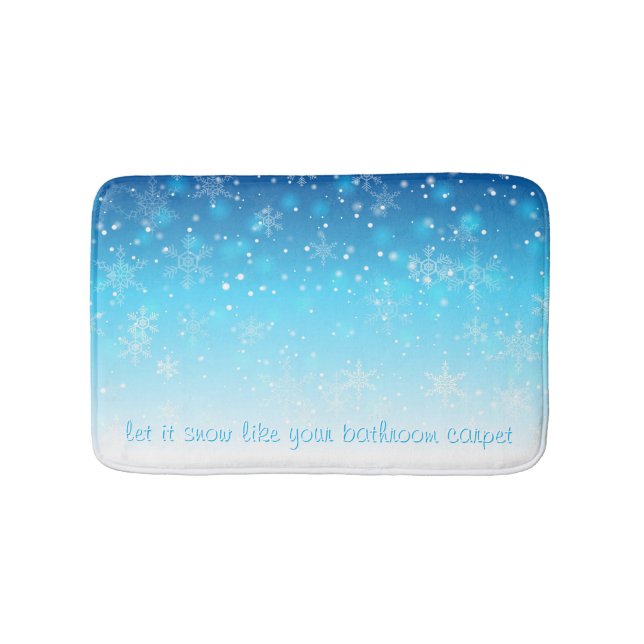 låt det snöa badrumsmatta (Framsidan)