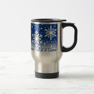Låt det snöa blått - mugg