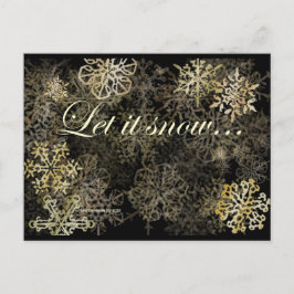 Låt det snöa | Blue Beach Sång™-vykort Vykort