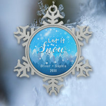 Låt det snöa Blue Crystal