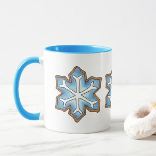 Låt det snöa Blue jul Hanukkah Winter Helgdag Mugg