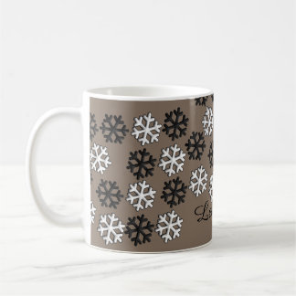 Låt det snöa den varma chokladmuggen kaffemugg
