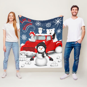 Låt det snöa fleecefilt