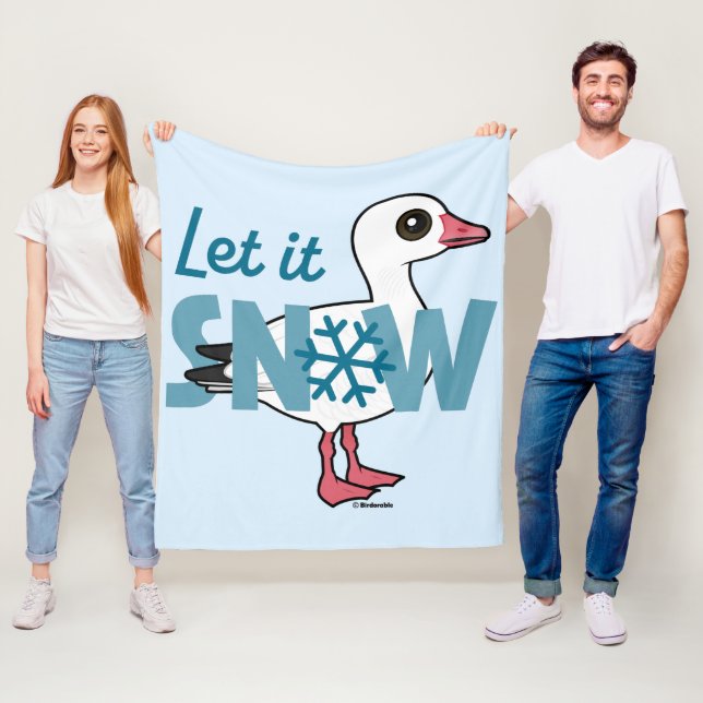 Låt det snöa! fleecefilt (På plats)